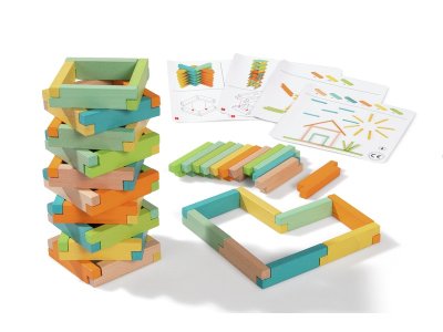 Zoom bild av SLOT-IN CONSTRUCTION GAME 60 pieces
