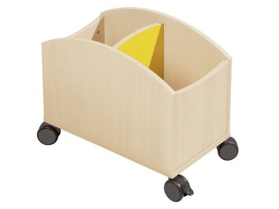Zoom bild av SMALL BOOK CASE with castors
