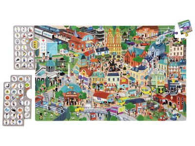 Zoom bild av OBSERVATION PUZZLE The city
