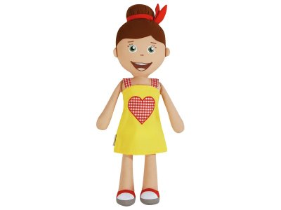 Zoom bild av SWEETY DOLL Emma in country outfit