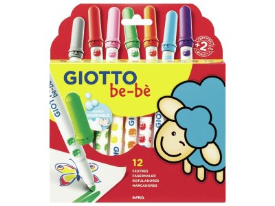 Zoom bild av Be-bè BROAD TIP FELT PENS Case of 12