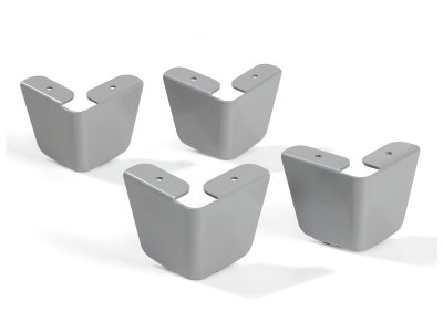 Zoom bild av SET OF 4 METAL LEGS For solid units