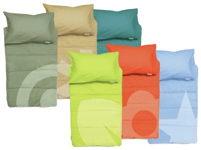 Zoom bild av 6 x 2-in-1 DUVET/FITTED SHEETS + 6 PILLOWCASES 60 x 120 cm