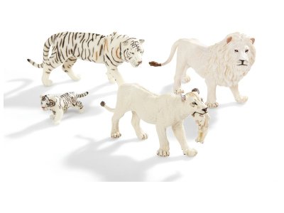 Zoom bild av WHITE CAT FIGURINES