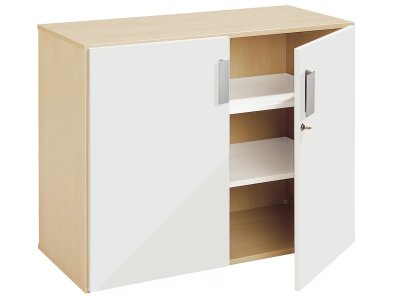 Zoom bild av MELAMINE COATED CABINET H: 81 cm - L: 105 cm 2 doors, 2 shelves