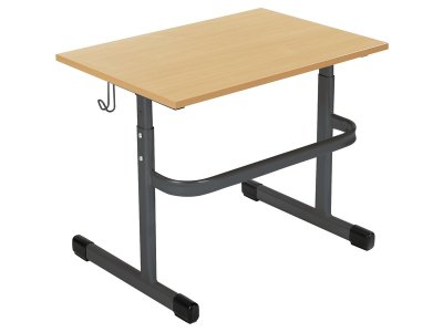 Zoom bild av ADJUSTABLE SCHOOL TABLE Laminated top Single