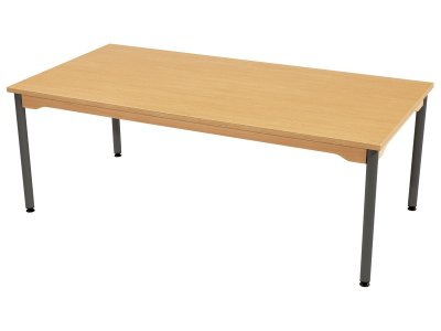 Zoom bild av NOISE-REDUCING TABLE METAL LEGS 160x80 cm rectangle