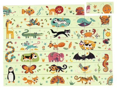 Zoom bild av DOMINOES PUZZLE Animals