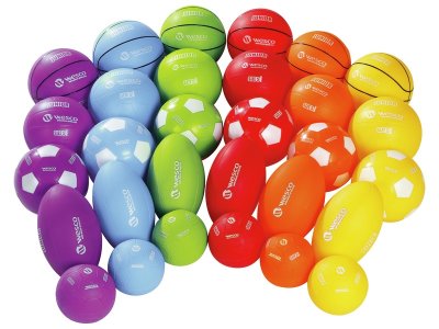 Zoom bild av BEGINNERS' MULTISPORT KIT Rugby, volleyball, basketball, footbal