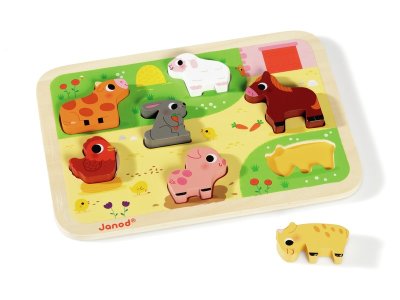 Zoom bild av FIGURINE LIFT-OUT PUZZLES Farm animals
