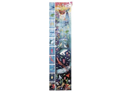 Zoom bild av GIANT GLOW-IN-THE-DARK PUZZLE Marine life