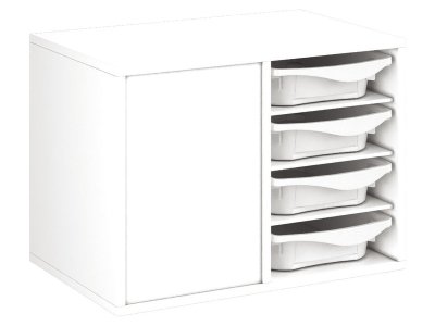 Zoom bild av MELAMINE COATED CABINET H: 51 cm - W: 70.5 cm 8 containers 6 sh