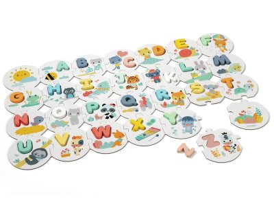 Zoom bild av SLOTTING PUZZLE I'm learning the alphabet