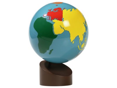 Zoom bild av MONTESSORI GLOBE OF CONTINENTS