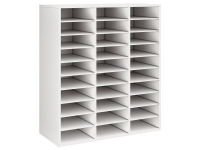 Zoom bild av MELAMINE CABINET H: 118 cm - L: 105 cm 27 shelves