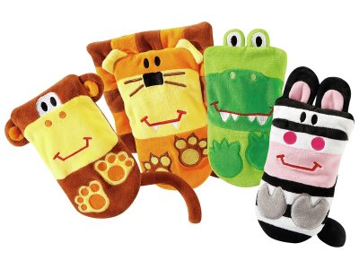 Zoom bild av MAXI PACK of DOULOULOU GLOVE PUPPETS Wild animals