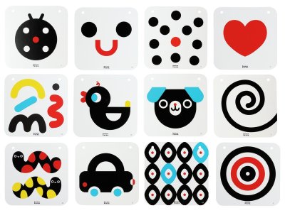 Zoom bild av Baby CONTRASTING SENSORY CARDS